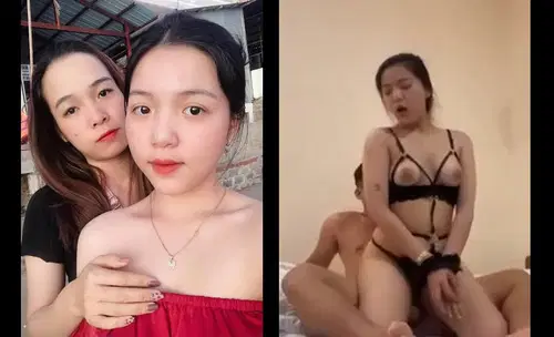 Em gái ngoan ngoãn hiền lành lộ clip hóa thần dâm trên giường với bạn trai